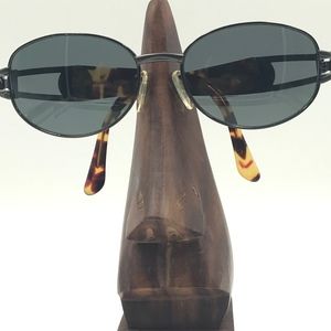 VINTAGE SERGIO TACCHINI AMBER OVAL SUNGLASSES